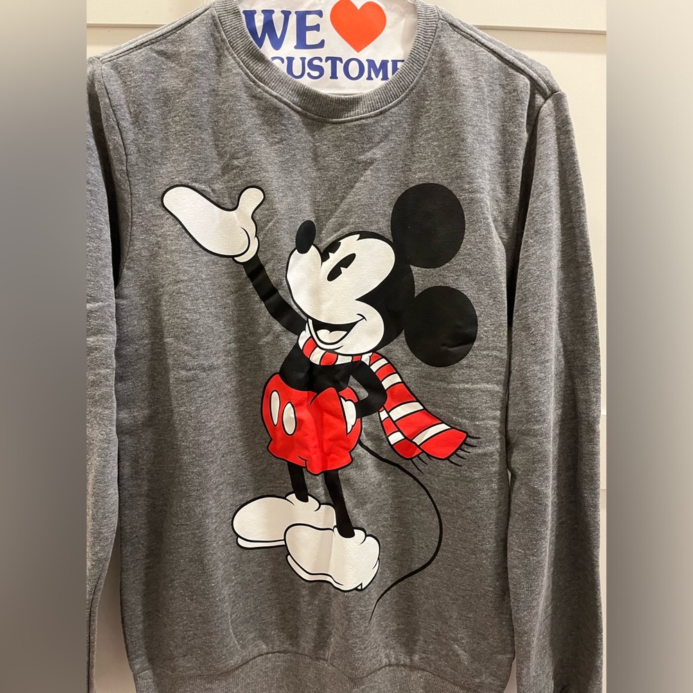 NWT Disney Holiday Mickey Mouse sweatshirt - Picture 2 of 6